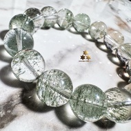 Natural Green Ghost Hand Beads 13.5mm | Clear Green Ghost | Emerald Green Ghost | High Quality Green