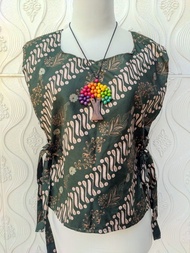 Terbaru Rompi Wanita Brokat Vest Tali Samping Outer Brukat Kebaya Luaran Baju Kondangan Wisuda Rompi