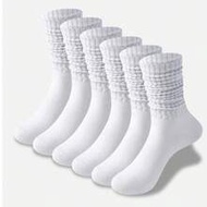 1/3/5/8/10 Pairs Women's Multicolor Fashion Bubble Scarf Socks, Comfortable, Classic, European Style