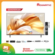 ใหม่ Aconatic ทีวี 43 นิ้ว FHD Google TV รุ่น 43HS1000AN ระบบปฏิบัติการ Google/Netflix & Youtube Wif