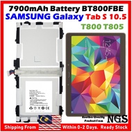 Grade A+ 7900mAh Battery BT800FBE Compatible for SAMSUNG Galaxy Tab S 10.5 T800 T800F T805 T805F