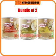 Organic Babybio Dry Cereal For Infants Aged 6-12 months 220g Baby Porridge Puree  Rice/Quinoa/Fruits