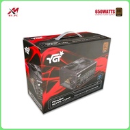 YGT True Rated 650W Power Supply Unit ATX 12V 80Plus Bronze APFC 1x8pin 4-IDE/Molex 6-SATA PSU