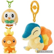寵物小精靈 / Pokemon - 火稚雞、木木梟、火球鼠 公仔掛飾