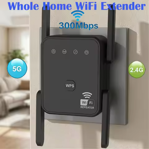 2026 New WiFi Repeater 300Mbps 2.4GHz Wireless WIFI Amplifier Signal Extender Home Walls Wi-Fi Signa
