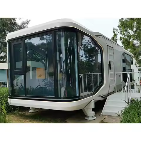 Modern Luxury Sleep Pod Capsule Cabin Container Home Prefab House for Outdoor Mobile Hotels Durable 