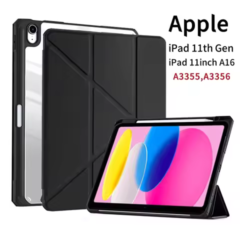 For iPad A16 Case 2025 Smart Case with Pen Holder Tablet Cases For Apple iPad 11th Generation Case A
