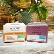 Nuface Nu Glow Hydra Lock & Youthful Skin DAY Cream & NUFACE NU GLOW BRIGTEN SKIN NIGTH CREAM Nuface