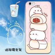 [滿280發貨]molang土豆兔手機殼iPhone12iPhoneX iPhone7 iphone6 iphone8