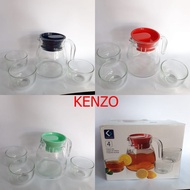 Kimglass Teapot 4 Set Kaca / Teapot Kenzo / Teapot Nouvi