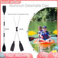 2pcs Aluminum Oars Detachable Afloat Kayak  dayung kayak pendayung sampan dayung sampan kayak paddle