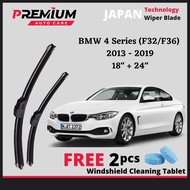 🔥 BMW 4 Series F32/F36 [2013-2019] PREMIUM RUBBER WIPER BLADE JAPAN TECHNOLOGY WIPER BLADE WINDSCREE