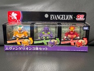全新 日版 未開封 TAKARA TOMY CHORO-Q  新世紀福音戰士 變型 車仔 套裝 Transformers Evangelion EVA Set 一套三款