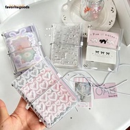 FAVORITEGOODS TN Notebook Cover, Polka Dots Print  Ins Journal Cover, Durable with Zipper Pocket PVC