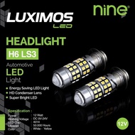 Latest Original H6 Laser Motorcycle Led Lights 9Nine Luminos LS 2 White Yellow
