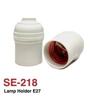 (Ready Stock) SE218 E27 LAMP HOLDER 250V 4A (WHITE) / Kaki Lampu E27 Putih
