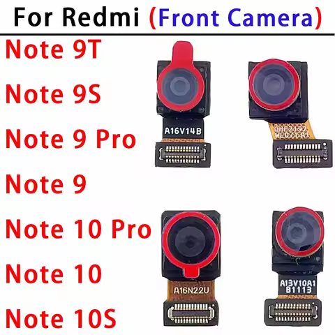 Front Camera For Xiaomi Redmi Note 9 10 Pro 9T 9S 10S Note9 Note9T Note10 Note10S Selfie Facing Fron