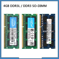 Memoria RAM DDR3 DDR3L 4GB Notebook Memory 1066 1333 1600 1866MHz 204Pin SODIMM PC3 PC3L-14900S 12800S 10600S 8500S Laptop RAM