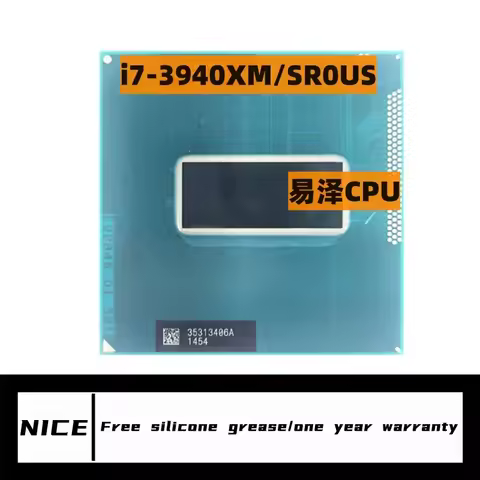 Free shipping Core i7-3940XM i7 3940XM SR0US 3.0 GHz Used Quad-Core Eight-Thread CPU 8M 55W Socket G
