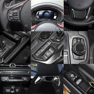 For Toyota Supra a90 2019-2022 Carbon Fiber Cover Stickers Full Interior Trim Kits Car Accessories