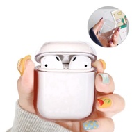 [SmartHere] Transparent Earphone Cover Hard PC Bluetooth Box Clear Protective Case compatible with Iphone Apple AirPods