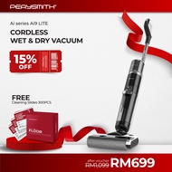 PerySmith Smart Cordless Wet & Dry Vacuum Cleaner Ai Series Ai9 Lite Robot Vacuum Cleaner Hard Floor