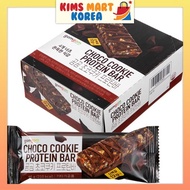 Gomgom Chocolate Cookie Protein Bar Korean Breakfast Cereal Bar 46g x 12pcs
