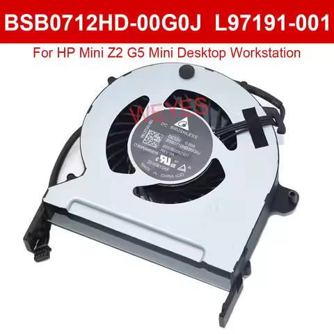 For HP Z2 Mini G5 GPU Cooling L97191-001 BSB0712HD-00G0J 6033B0082301 New DC12V Workstation Cooler F