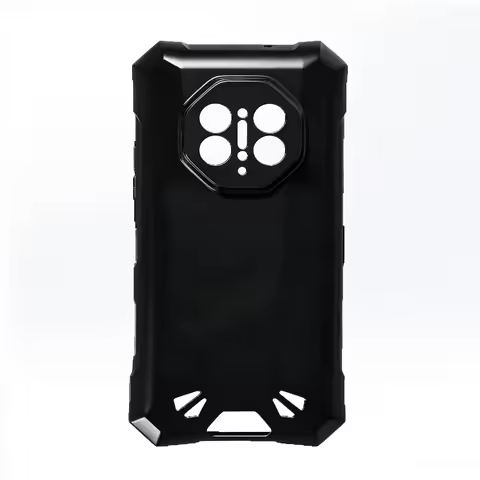 Soft TPU Phone Case for Doogee S300 Plus Cases Silicone Back Covers for Doogee S300 Plus Black Trans