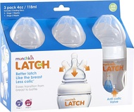 Munchkin : MNK15626## ขวดนม LATCH 4oz Bottle - 3pk