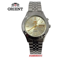 Orient Tristar (3 Star) Men's Automatic Silver Watch FEM0301UC