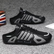 Half Slippers For Men Canvas Half Shoes For Men Mesh Casual Sneakers Half Loafers Shoes for Men