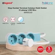 Legrand Stop Kontak Terminal Colokan Multi Outlet 3 Lubang 1.5M Biru