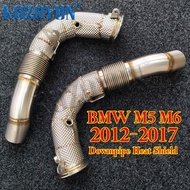 Downpipe Turbo For BMW M5 M6 F10 F06 F12 F13 S63 4.4L V8 2012-2016