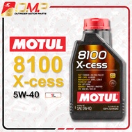 Motul 8100 X-cess 5W40 Motor Oil 8100 Engine Lubricants Fully 100% Synthetic - 1L