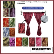N Hook Ready Made Curtain Hook Siap Jahit Langsir, NAKO Moden,Tingkap Sekolah, Rumah Kampung Curtain Window Cheap &amp; Save