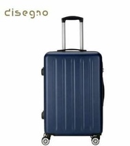 【DISEGNO】24吋極簡主義大容量拉鍊登機行李箱