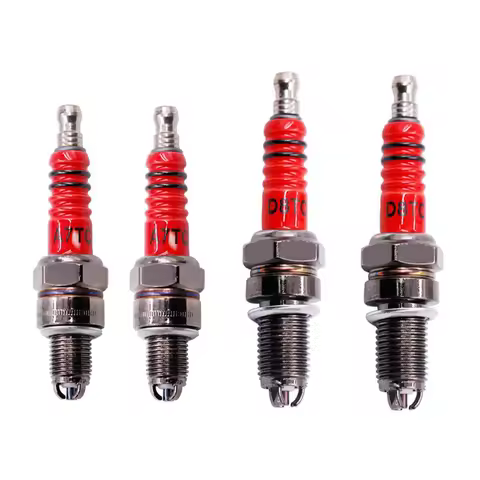 1/2Pcs Racing Spark Plug 3 Triple Electrode A7TC D8TC For GY6125 CG 50 70 110 125 150CC Motorcycle A
