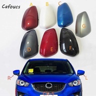 Cafoucs Rearview Mirror Cover Cap Side Wing Mirror Shell Housing  For Mazda CX-5 CX5 2013 2014 Acces