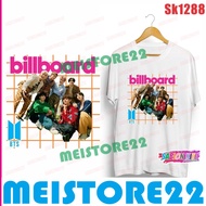 Ms22 Kaos BTS BILLBOARD FG SG JK V JM JIN SK1288 UNISEX COMBED 30S