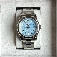 Custom 39mm Snow Blue Watch