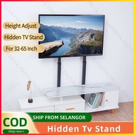 32-65 Inch Universal Floor Standing TV Stand Heavy Duty Adjustable TV Monitor Stand with Bracket