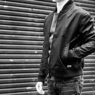 Jacket garth bomber d3us 3x m4chin4 super cool hiitam