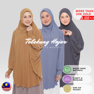 [Telekung Travel ELZ MEDINAA] Telekung Mini Sleeve Telekung Top Muslim Hijab Telekung Tawaf Umrah Telekung Moss Crepe