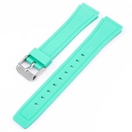 Aotelayer Dây đeo đồng hồ Silicon mềm 18mm cho CASIO F-91W F-84 F-105 F-108 F-168 F-A158 ae1200 ae13