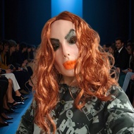 NEW 1pc Halloween Funny Movie Celebrity Masks Angelina Jolie Mask Masquerade Props Roleplay Headgear