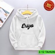 ERIGO Hoodie Jacket Sweater for Boys and Girls Wanita Ages 2 3 4 5 6 7 8 9 10 11 12 Years ERIGO Late