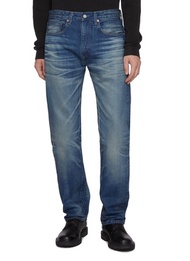 LEVI’S BLUE TAB 505 REGULAR COTTON DENIM JEANS
