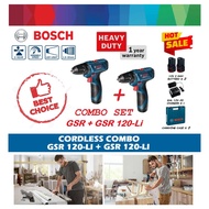 Bosch Combo GSR + GSR 12V Lithium-ion Cordless Drill / Driver