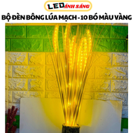 Bộ đèn LED Bông lúa mạch 10 bó màu vàng ấm trang trí bàn thờ Siêu đẹp
